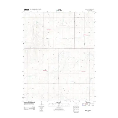 2013 Map of Barrel Spring, 2013 Print