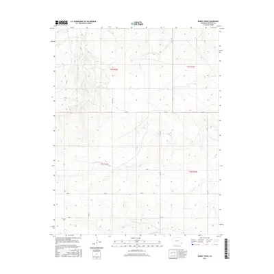 2016 Map of Barrel Spring, 2016 Print
