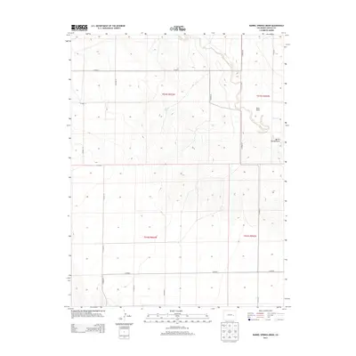 2013 Map of Barrel Springs Draw, 2013 Print