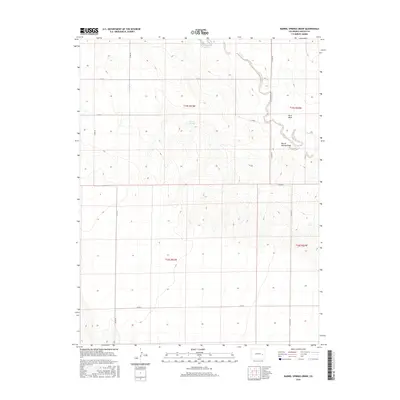 2016 Map of Barrel Springs Draw, 2016 Print