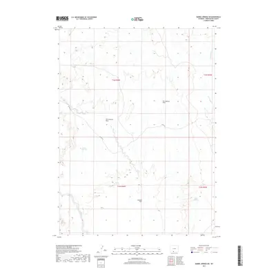 2017 Map of Barrel Springs SW, 2017 Print