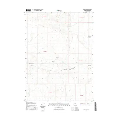 2015 Map of Barrel Springs, 2015 Print