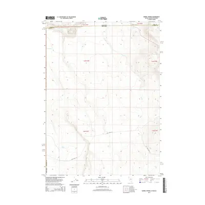 2015 Map of Barrel Springs, 2015 Print