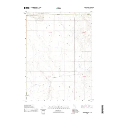 2018 Map of Barrel Springs, 2018 Print