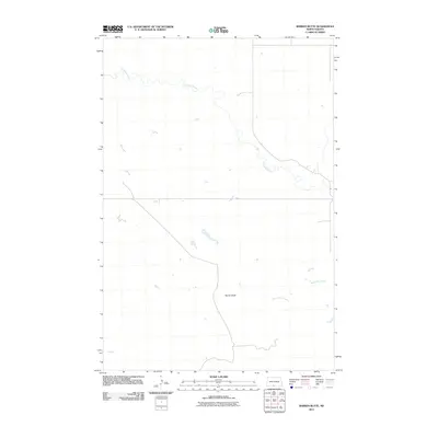 2011 Map of Barren Butte, 2011 Print