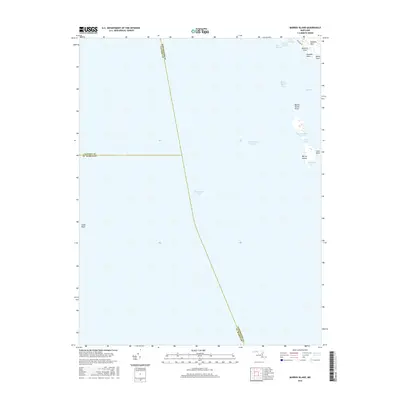 2016 Map of Barren Island, 2016 Print