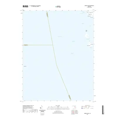 2019 Map of Barren Island, 2019 Print