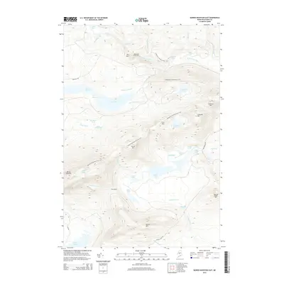 2014 Map of Barren Mountain East, 2014 Print