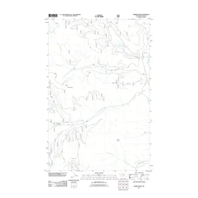 2011 Map of Barren Peak, 2011 Print