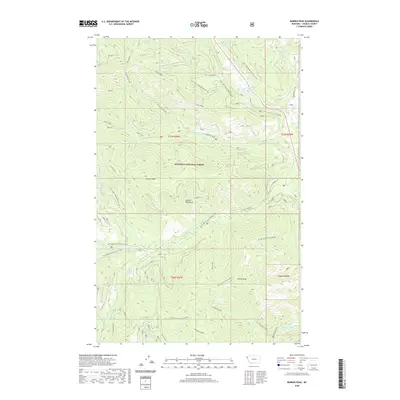 2020 Map of Barren Peak, 2020 Print