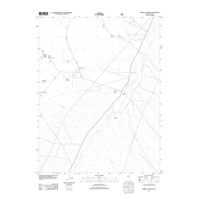 2012 Map of Barrett Canyon, 2012 Print