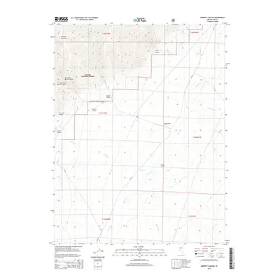 2014 Map of Barrett Canyon, 2014 Print