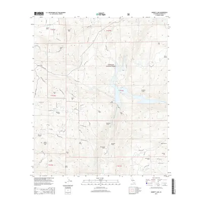 2015 Map of Barrett Lake, 2015 Print