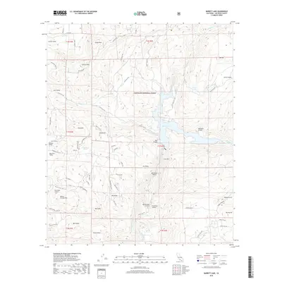 2018 Map of Barrett Lake, 2018 Print
