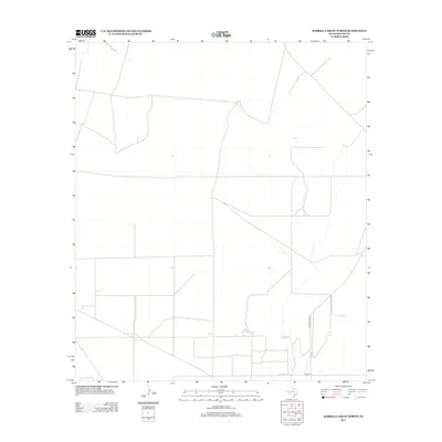 2012 Map of Barrilla Draw North, 2012 Print
