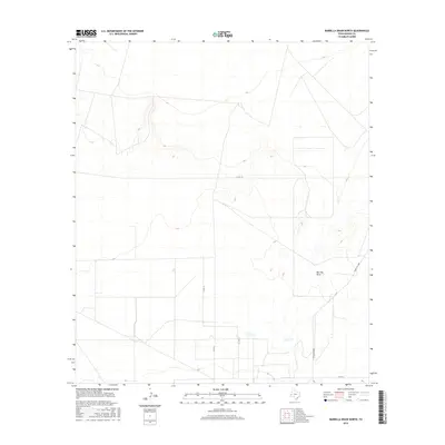 2016 Map of Barrilla Draw North, 2016 Print
