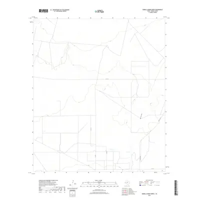 2019 Map of Barrilla Draw North, 2019 Print