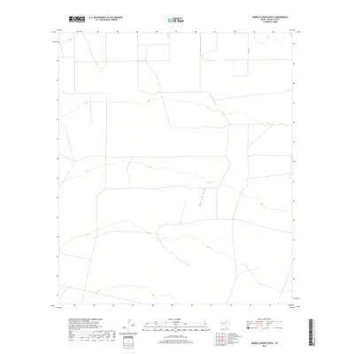 2019 Map of Barrilla Draw South, 2019 Print