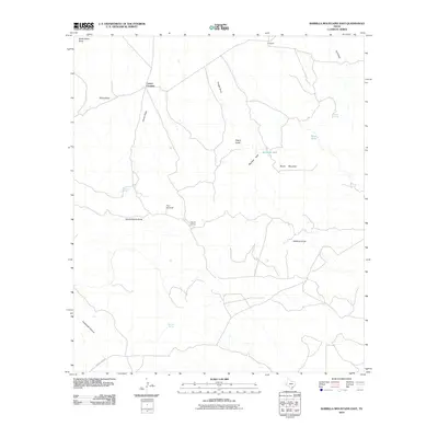 2010 Map of Barrilla Mountains East, 2010 Print