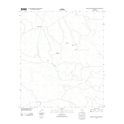 2012 Map of Barrilla Mountains East, 2012 Print
