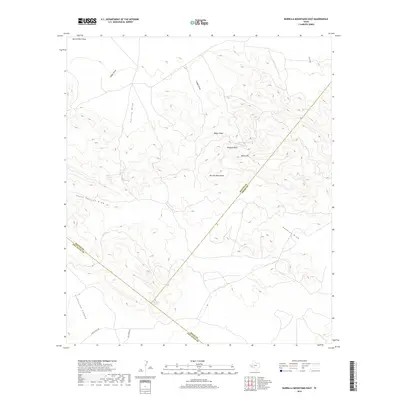 2019 Map of Barrilla Mountains East, 2019 Print