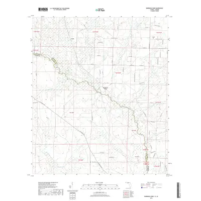 2018 Map of Barrineau Park, 2018 Print