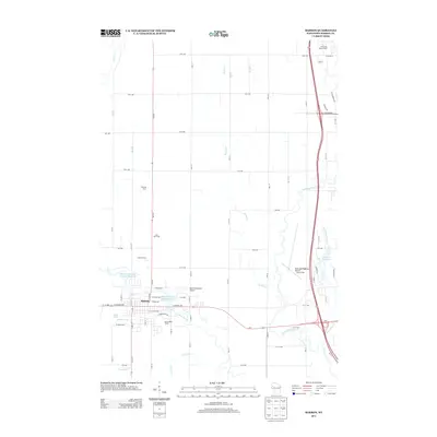 2013 Map of Barron, 2013 Print