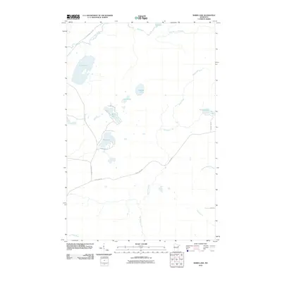 2010 Map of Barrs Lake, 2010 Print