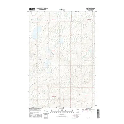 2016 Map of Barrs Lake, 2016 Print