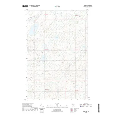 2019 Map of Barrs Lake, 2019 Print