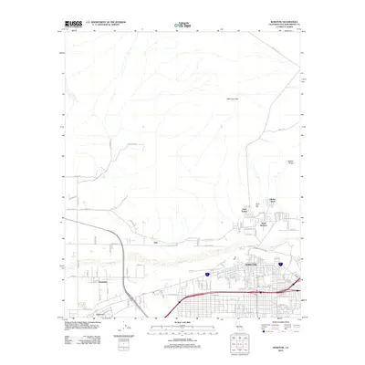 2012 Map of Barstow, 2012 Print