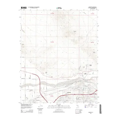 2015 Map of Barstow, 2015 Print