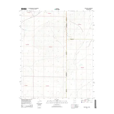 2014 Map of Barth Well, 2014 Print