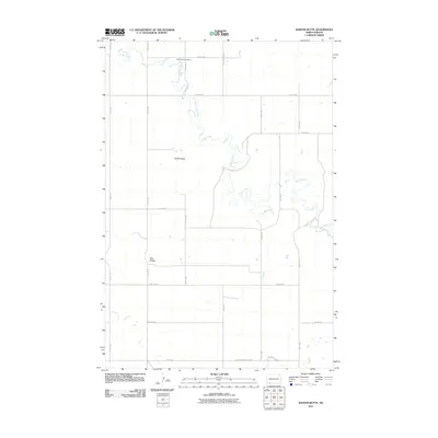 2011 Map of Barths Butte, 2011 Print