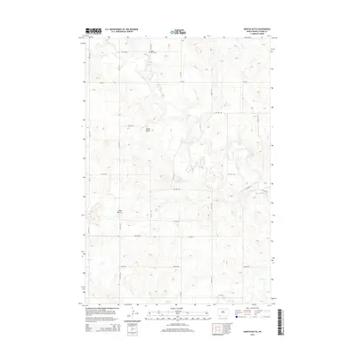 2014 Map of Barths Butte, 2014 Print