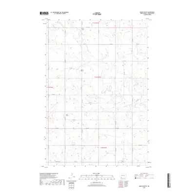 2018 Map of Barths Butte, 2018 Print