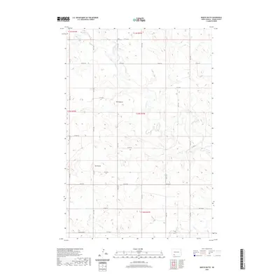 2020 Map of Barths Butte, 2020 Print