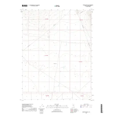 2018 Map of Bartine Ranch NE, 2018 Print