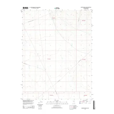 2015 Map of Bartine Ranch NW, 2015 Print
