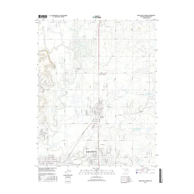 2016 Map of Bartlesville North, 2016 Print