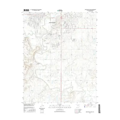 2016 Map of Bartlesville South, 2016 Print