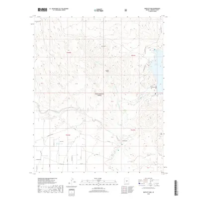 2018 Map of Bartlett Dam, 2018 Print