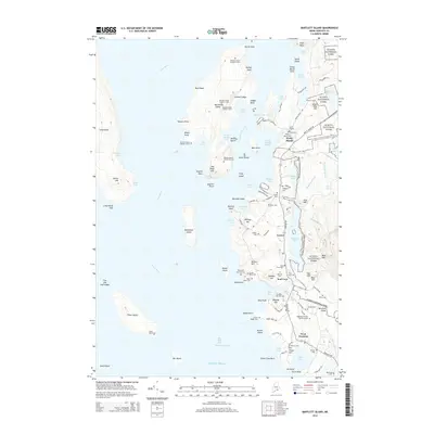 2014 Map of Bartlett Island, 2014 Print