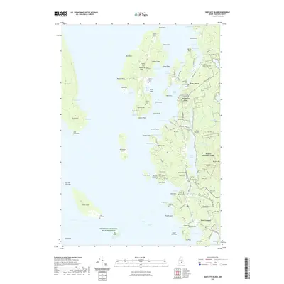2021 Map of Bartlett Island, 2021 Print