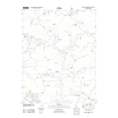 2012 Map of Bartlett Mountain, 2012 Print