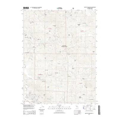 2015 Map of Bartlett Mountain, 2015 Print