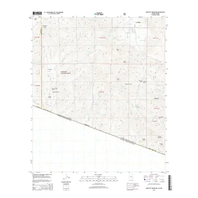 2014 Map of Bartlett Mountain, 2014 Print