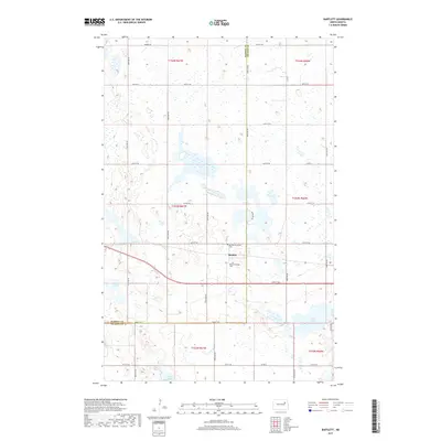 2017 Map of Bartlett, 2017 Print