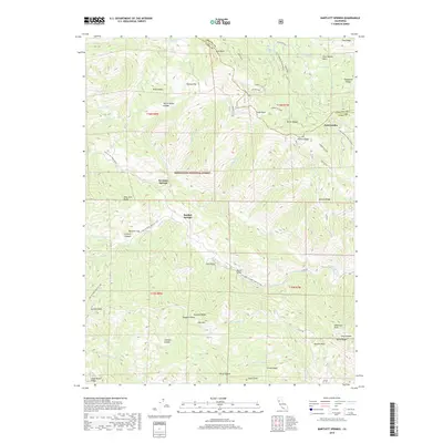 2018 Map of Bartlett Springs, 2018 Print