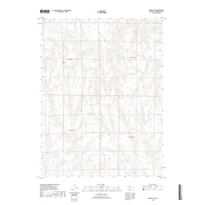 2017 Map of Bartley NW, 2017 Print